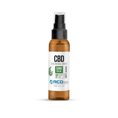 CBD Sublingual Spray Sweet Orange Liquid For Sale | RCDbio